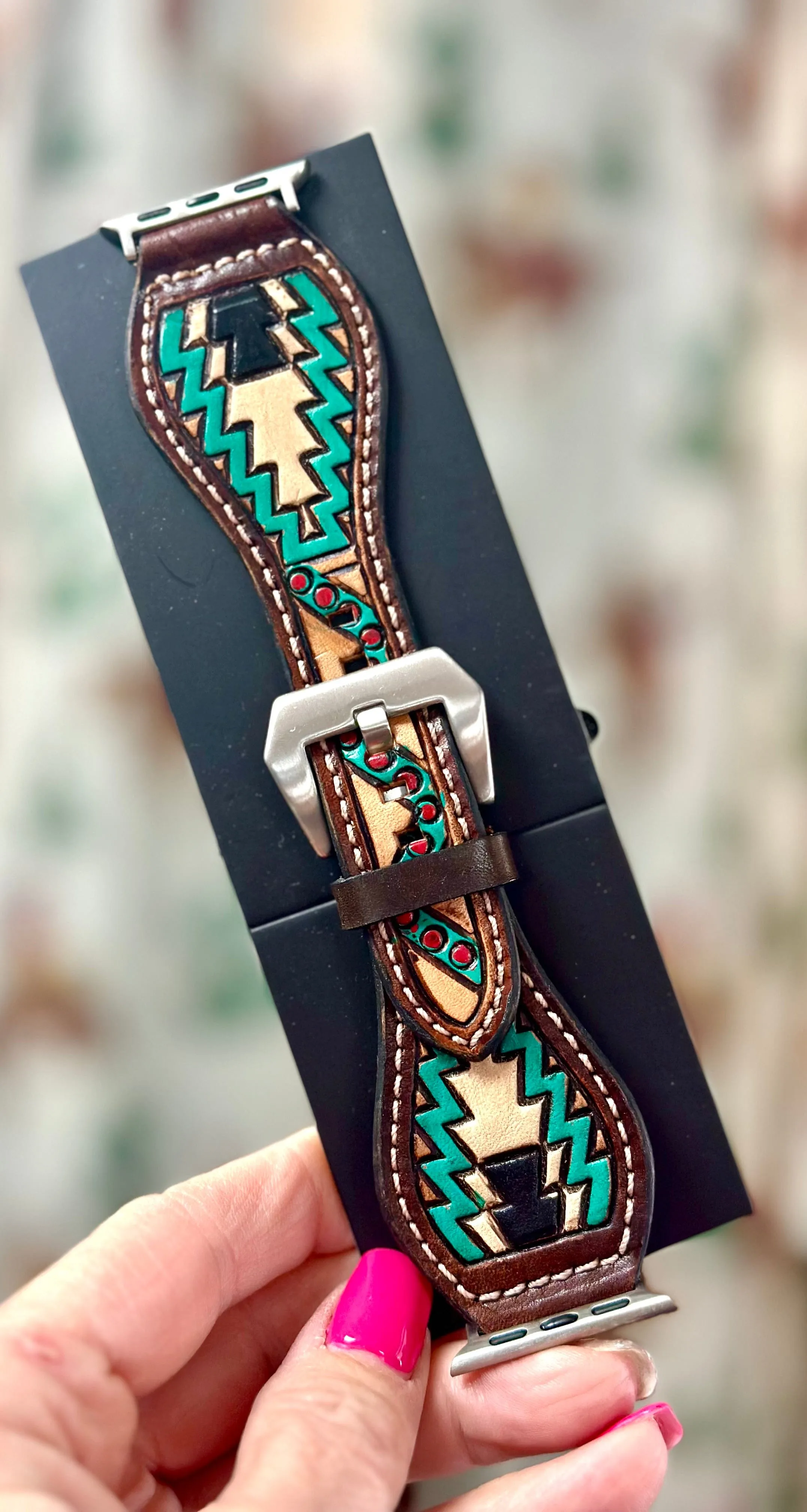 The Laramie Leather Watch Band