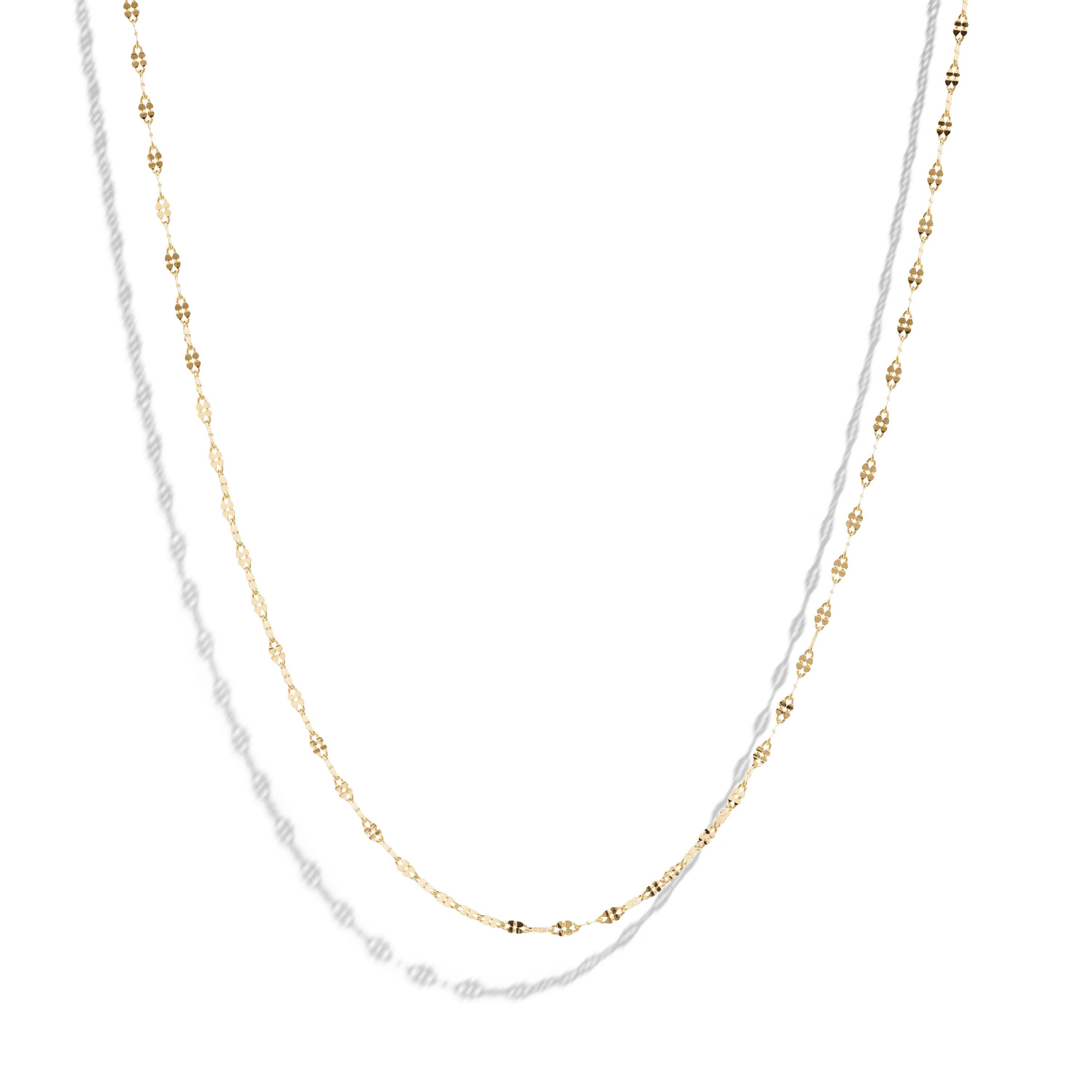 THE QUIN NECKLACE - 18k gold plated