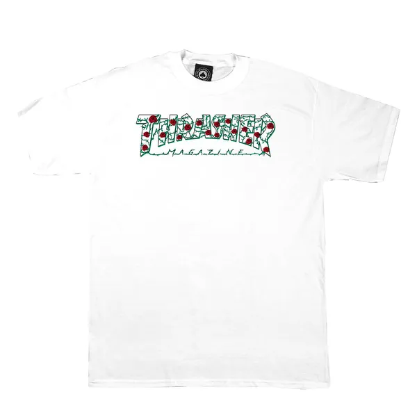 THRASHER T-SHIRT ROSES white