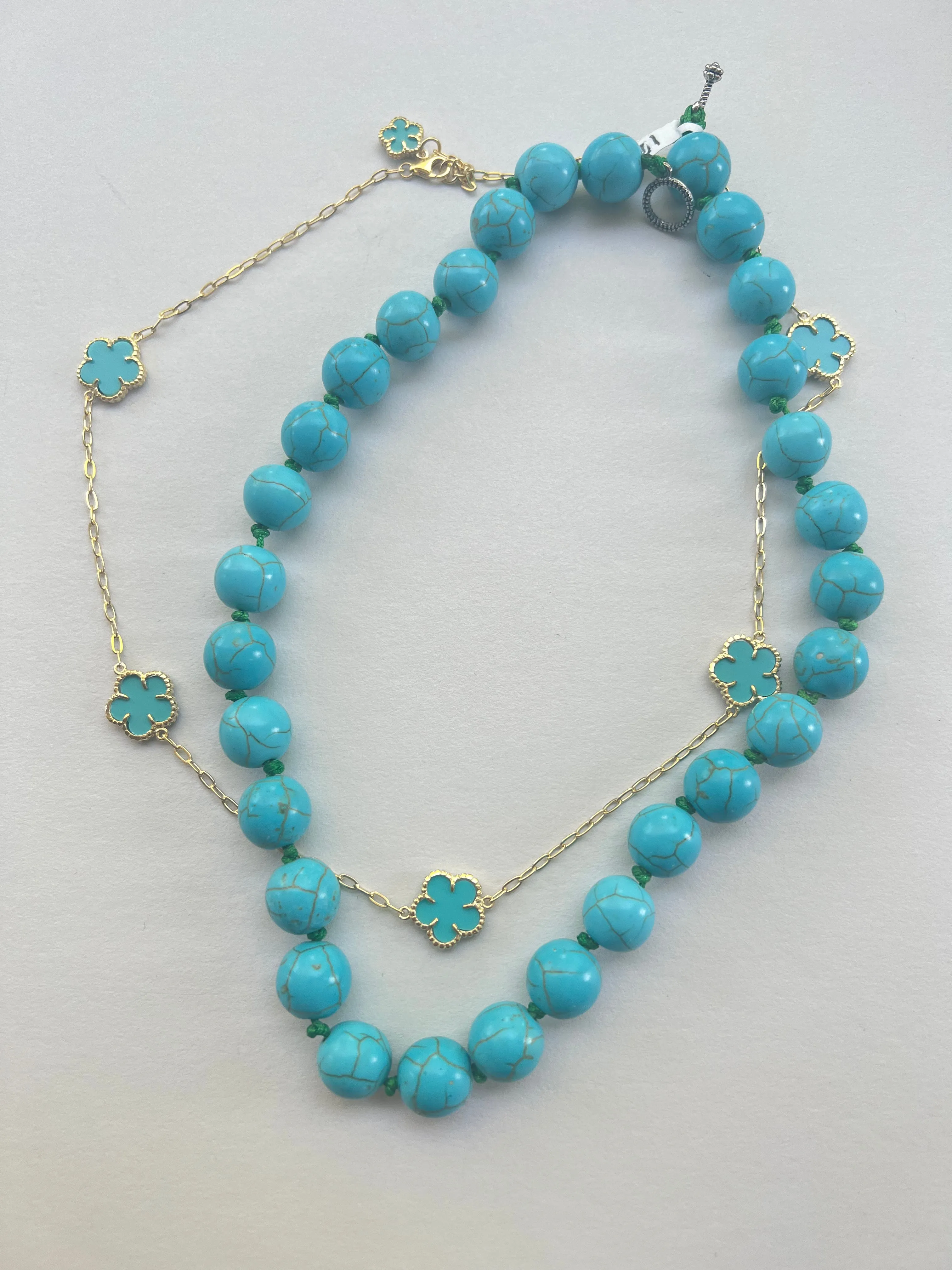 Turquoise Clover Necklace | Bonita